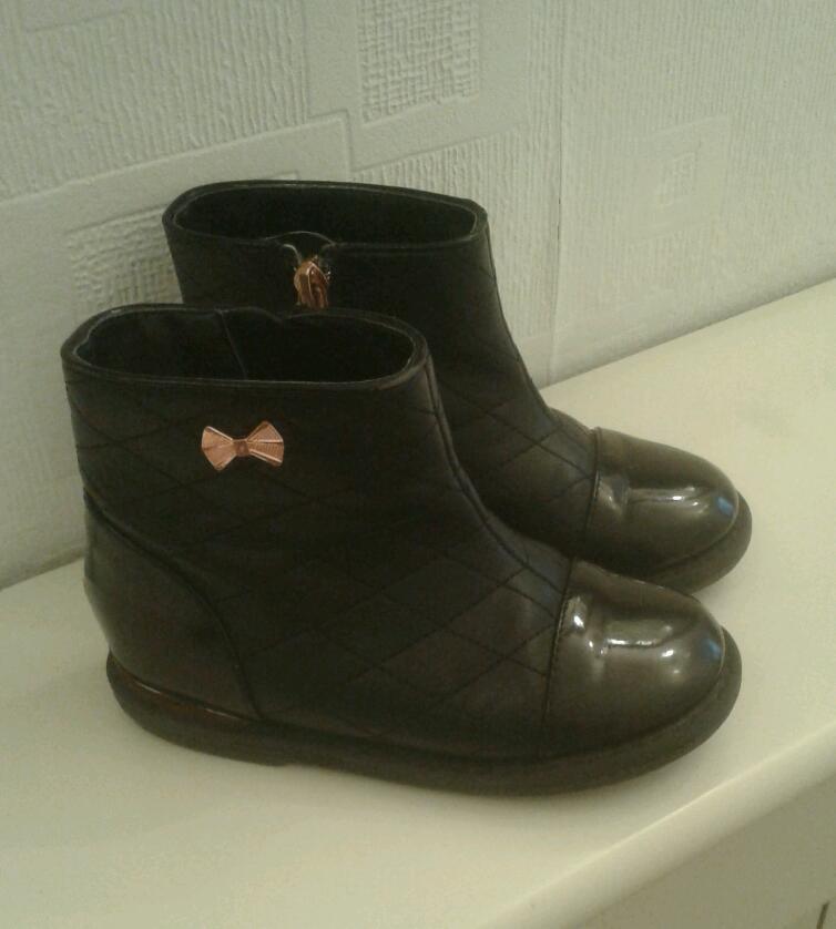 girls black ted baker boots